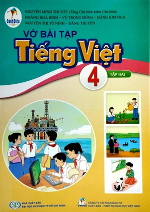bộ vở bài tập tiếng việt 4 - tập 2 (cánh diều) (chuẩn)