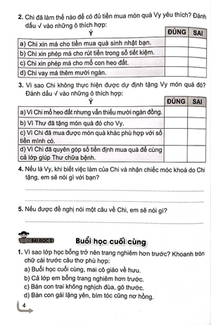 bộ vở bài tập tiếng việt 4 - tập 2 (cánh diều) (chuẩn)