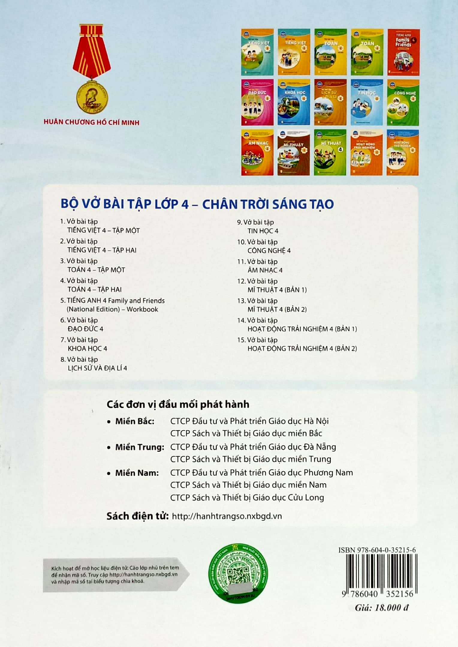 bộ vở bài tập tiếng việt 4 - tập 2 (chân trời sáng tạo) (chuẩn)