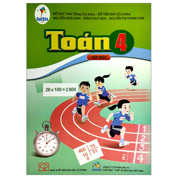 bộ vở bài tập toán 4 - tập 1 (cánh diều) (chuẩn)