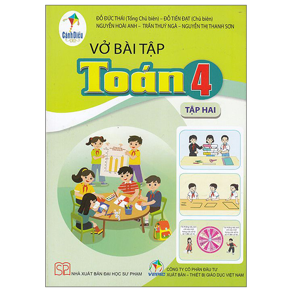 bộ vở bài tập toán 4 - tập 2 (cánh diều) (chuẩn)