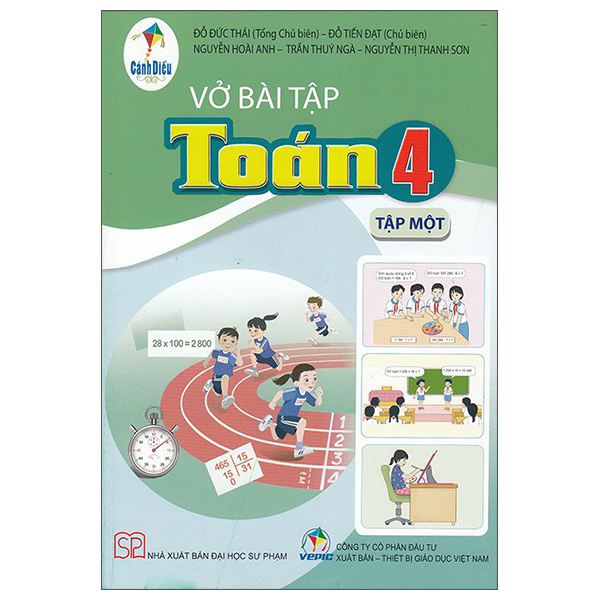 bộ vở bài tập toán 4 - tập 2 (cánh diều) (chuẩn)
