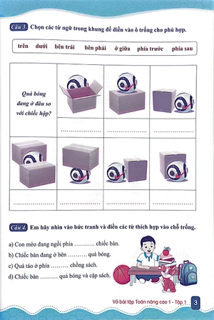 bộ vở bài tập toán nâng cao 1 - tập 1 (tái bản 2023)