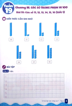 bộ vở bài tập toán nâng cao 1 - tập 2 (biên soạn theo chương trình giáo dục phổ thông mới)