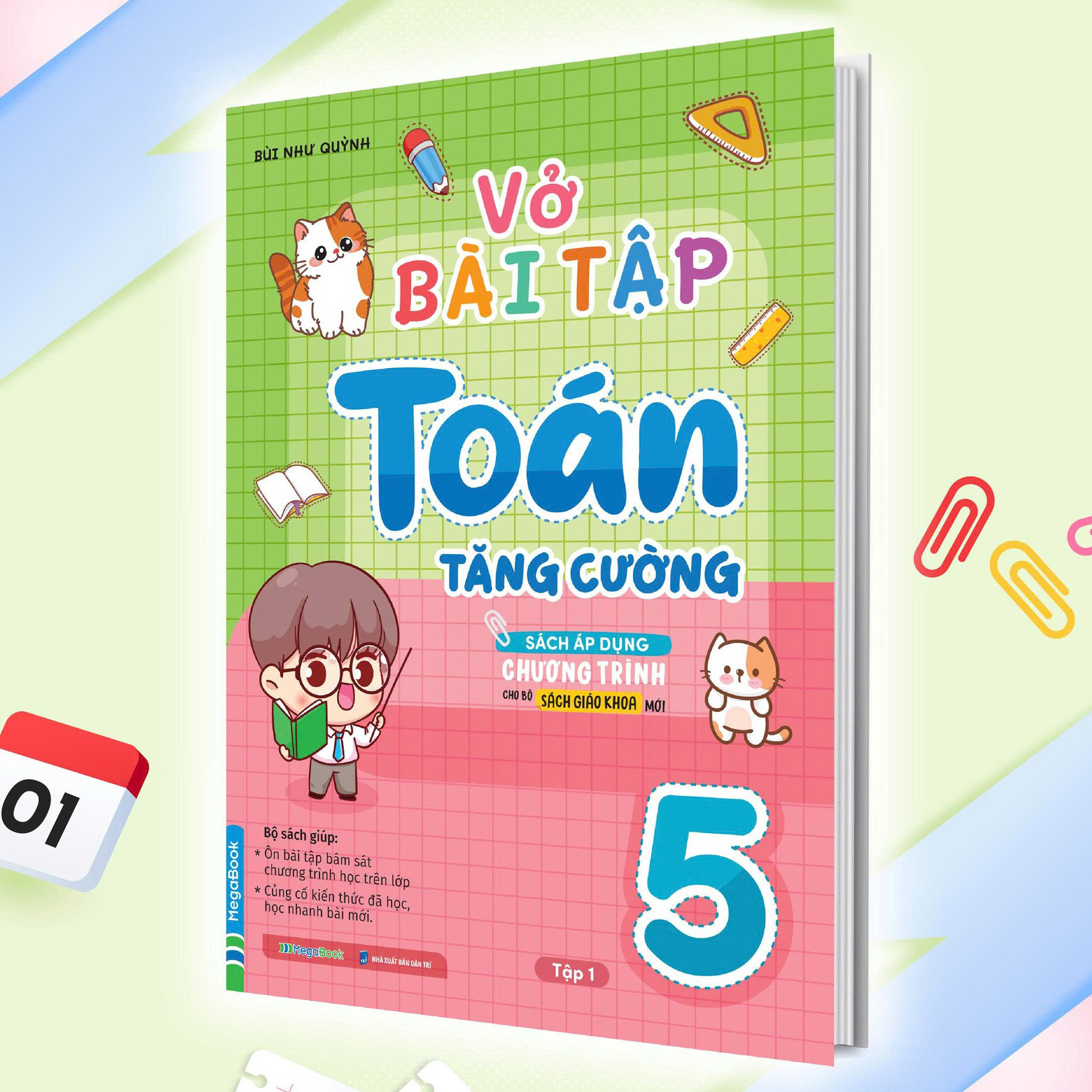 Bộ
						
										
										Vở Bài Tập Toán Tăng Cường 1 Tập 2