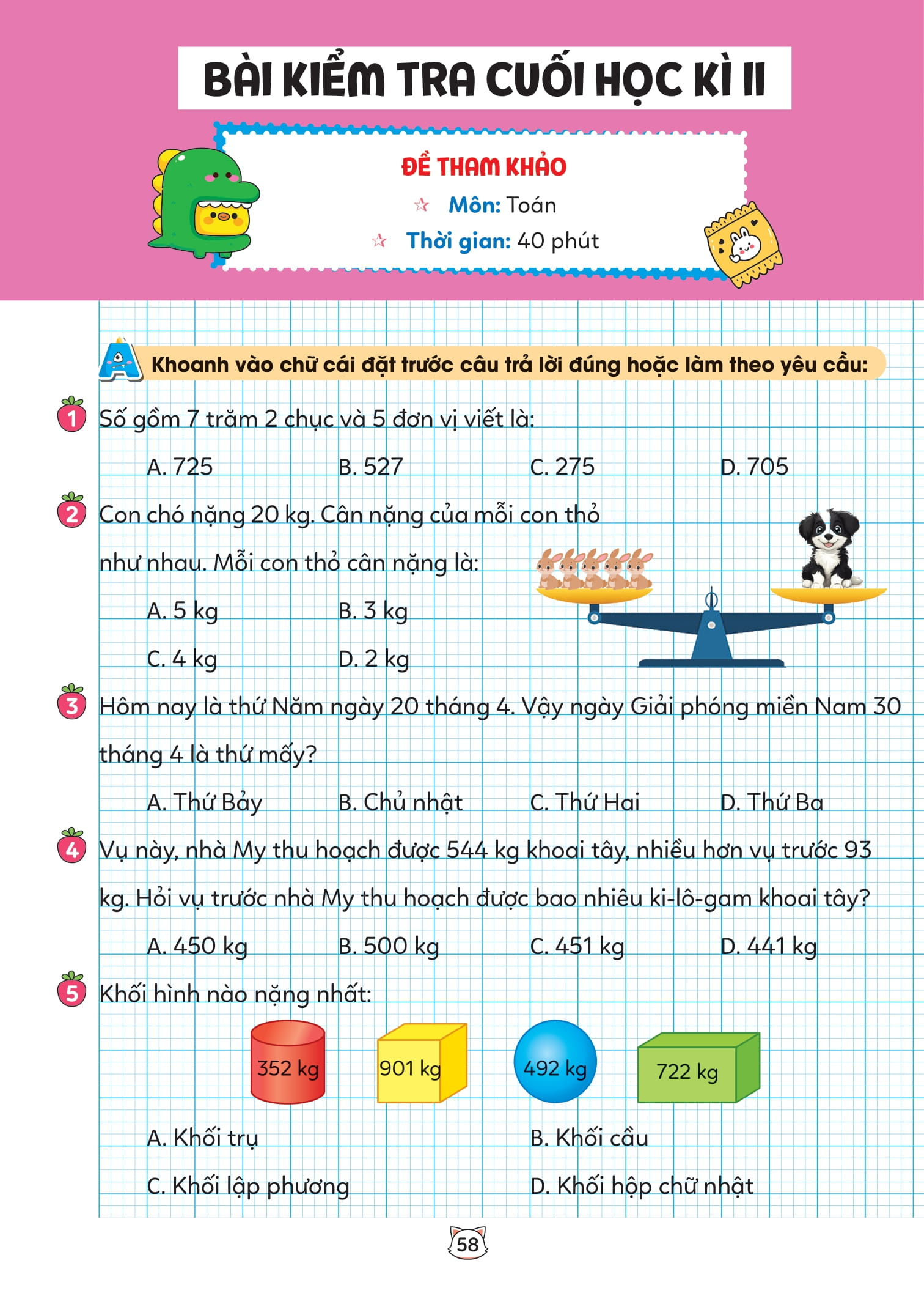 Bộ
						
										
										Vở Bài Tập Toán Tăng Cường 2 - Tập 2