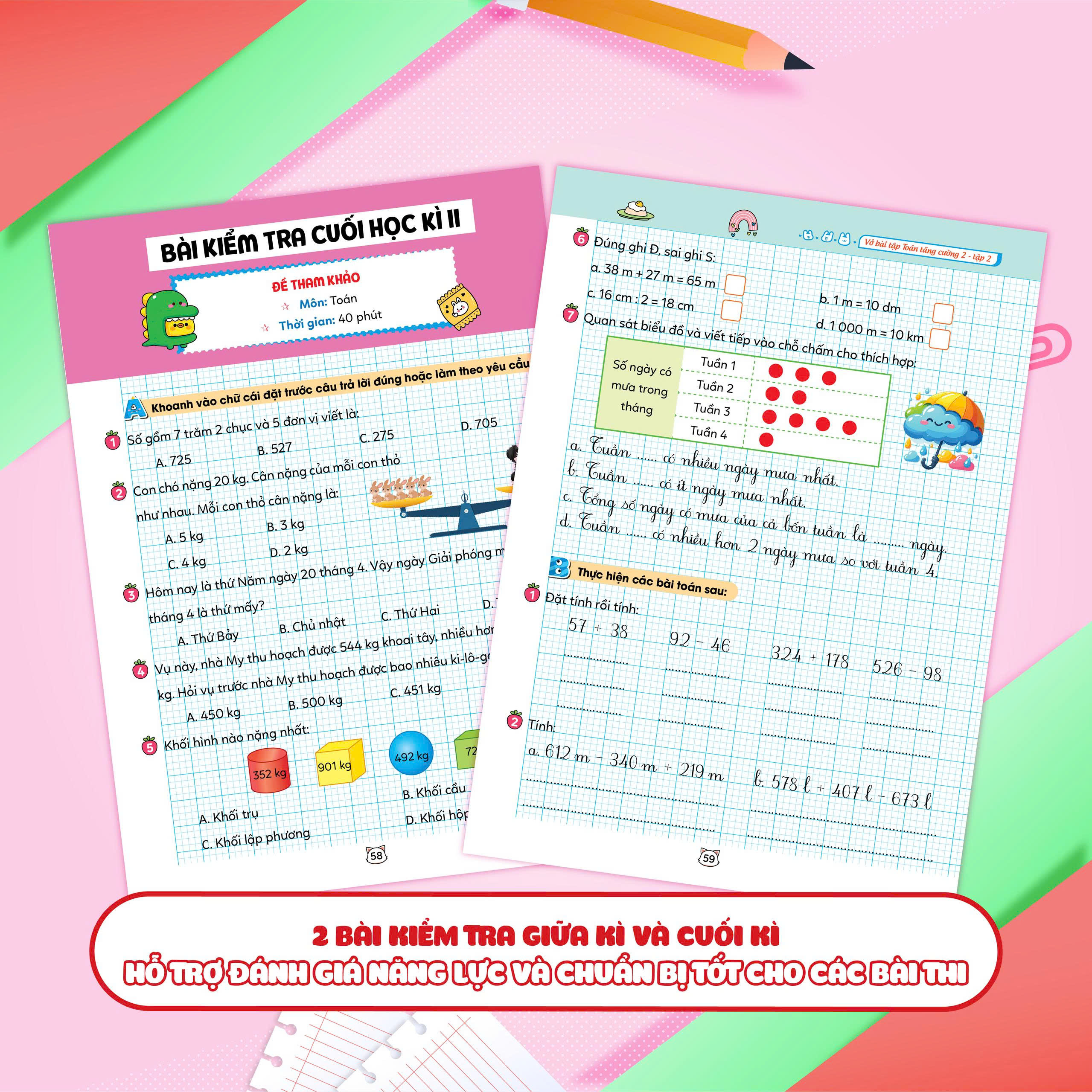 Bộ
						
										
										Vở Bài Tập Toán Tăng Cường 2 - Tập 2