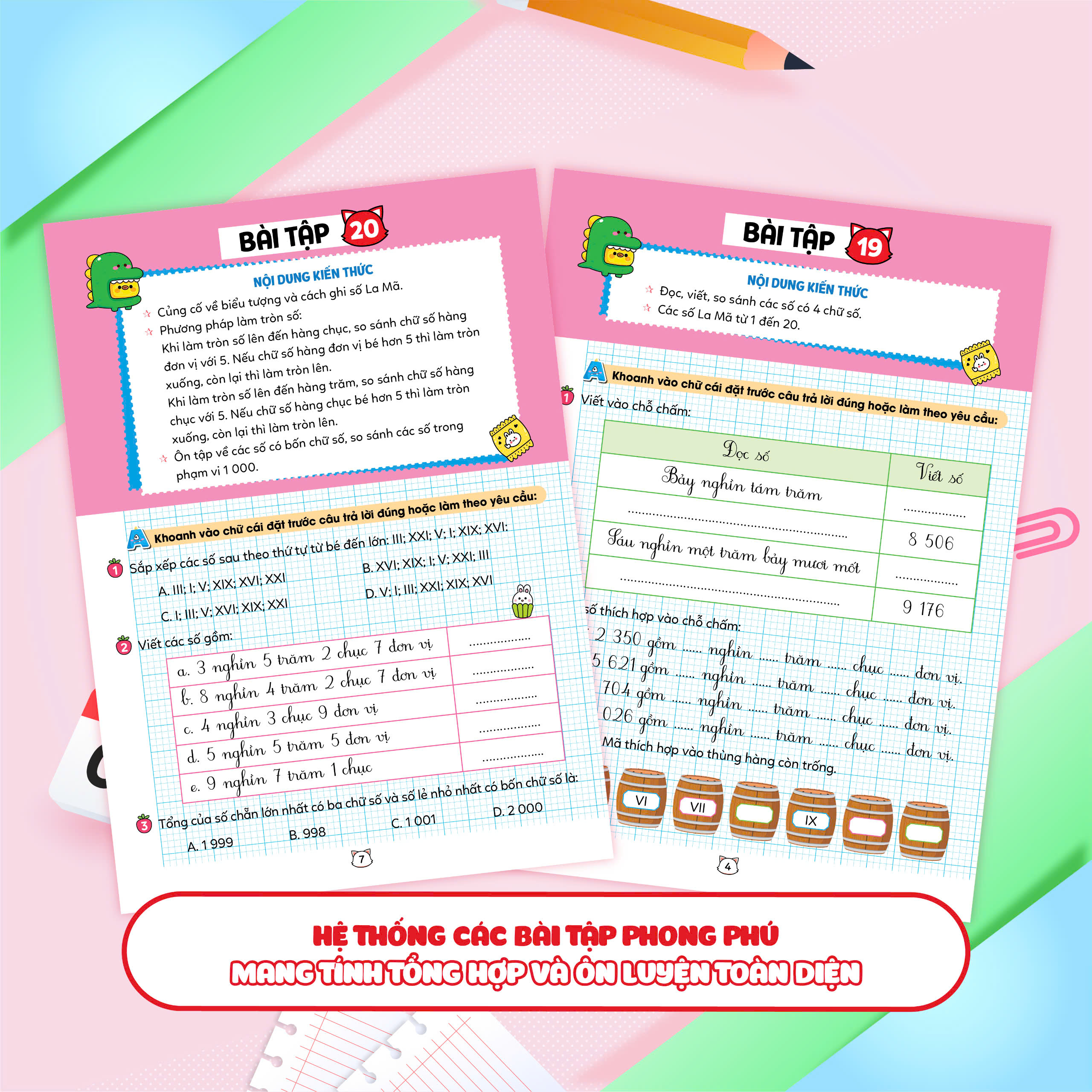 Bộ Vở Bài Tập Toán Tăng Cường 3 - Tập 2