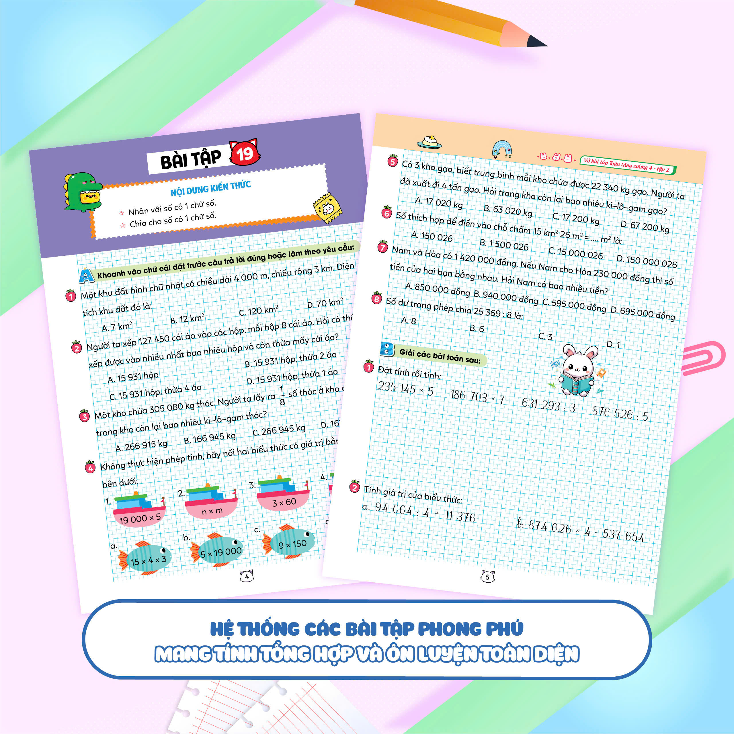 Bo
						
										
										Vo Bai Tap Toan Tang Cuong Lop 4 - Tap 2 (Theo Sach Giao Khoa Ket Noi Tri Thuc Voi Cuoc Song)