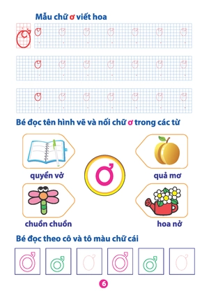 bộ vở bé làm quen với chữ cái - tập 1 (dành cho bé từ 5 - 6 tuổi) (tái bản)