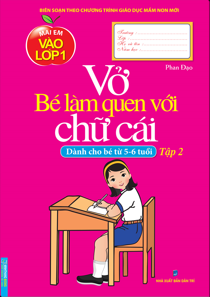bộ vở bé làm quen với chữ cái - tập 2 (dành cho bé từ 5 - 6 tuổi) (tái bản)