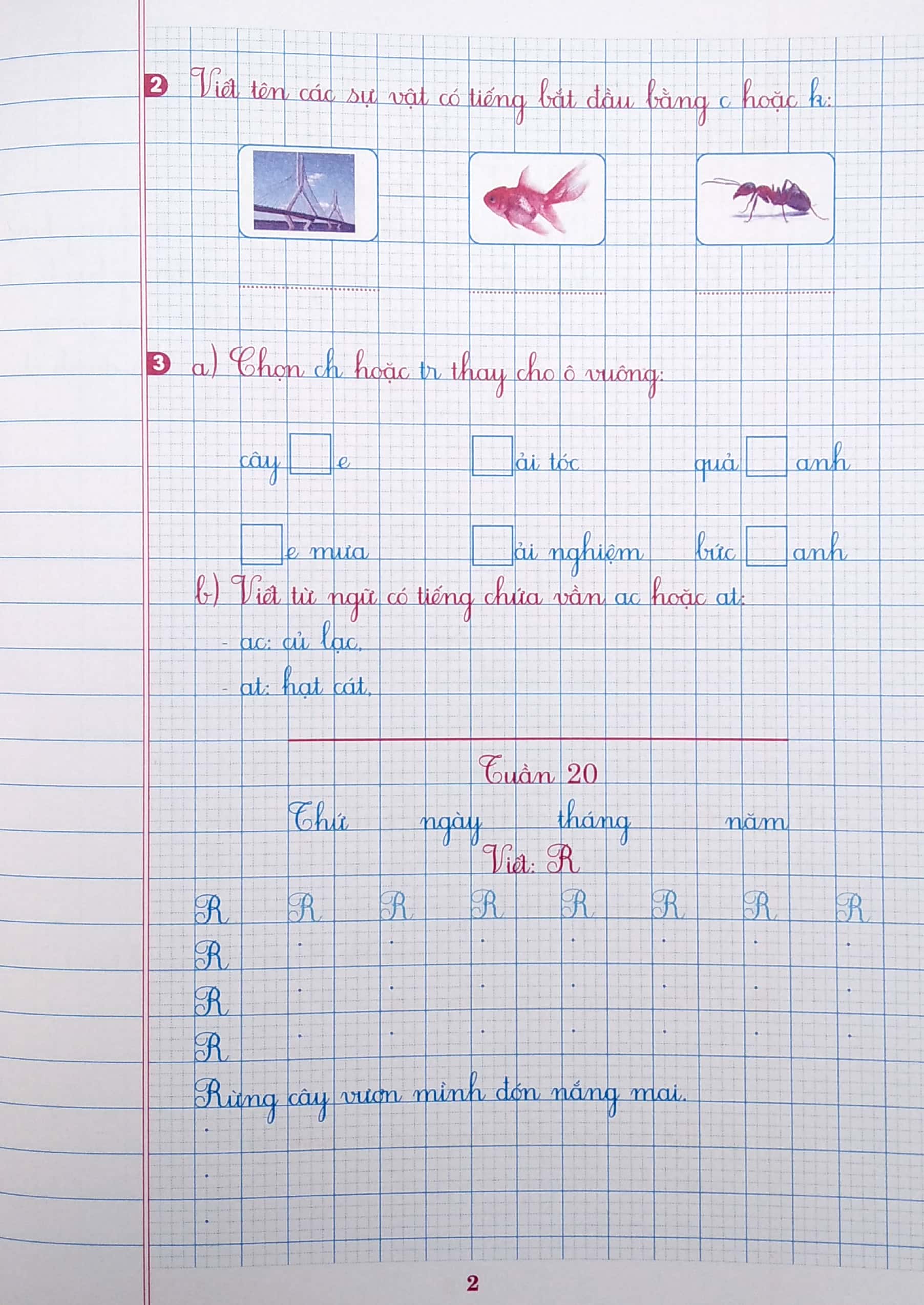 bộ vở chính tả lớp 2 - quyển 2 (theo kết nối tri thức với cuộc sống)