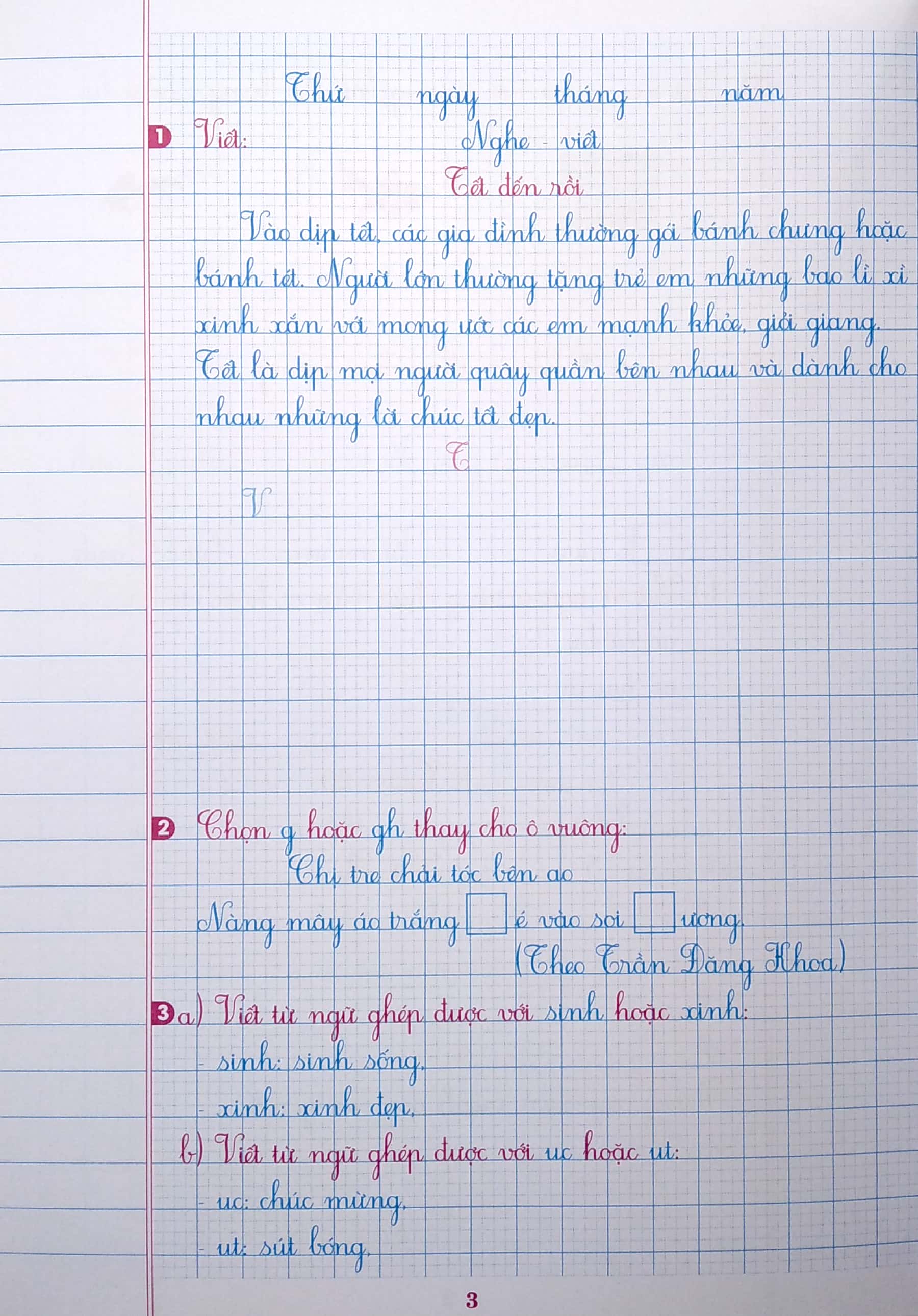 bộ vở chính tả lớp 2 - quyển 2 (theo kết nối tri thức với cuộc sống)