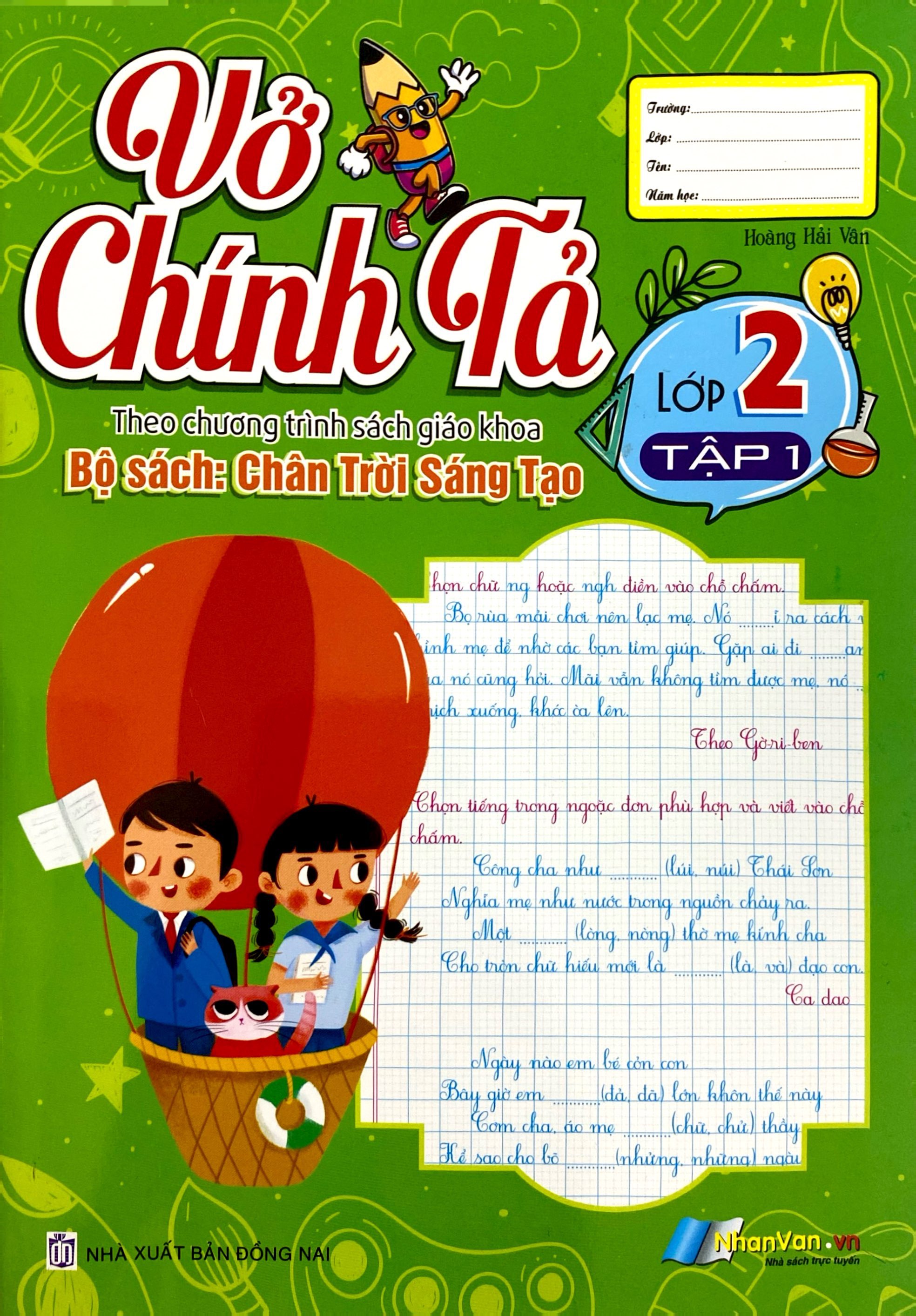 Bo
						
										
										Vo Chinh Ta Lop 2 - Tap 1 (Theo Sach Giao Khoa Chan Troi Sang Tao)