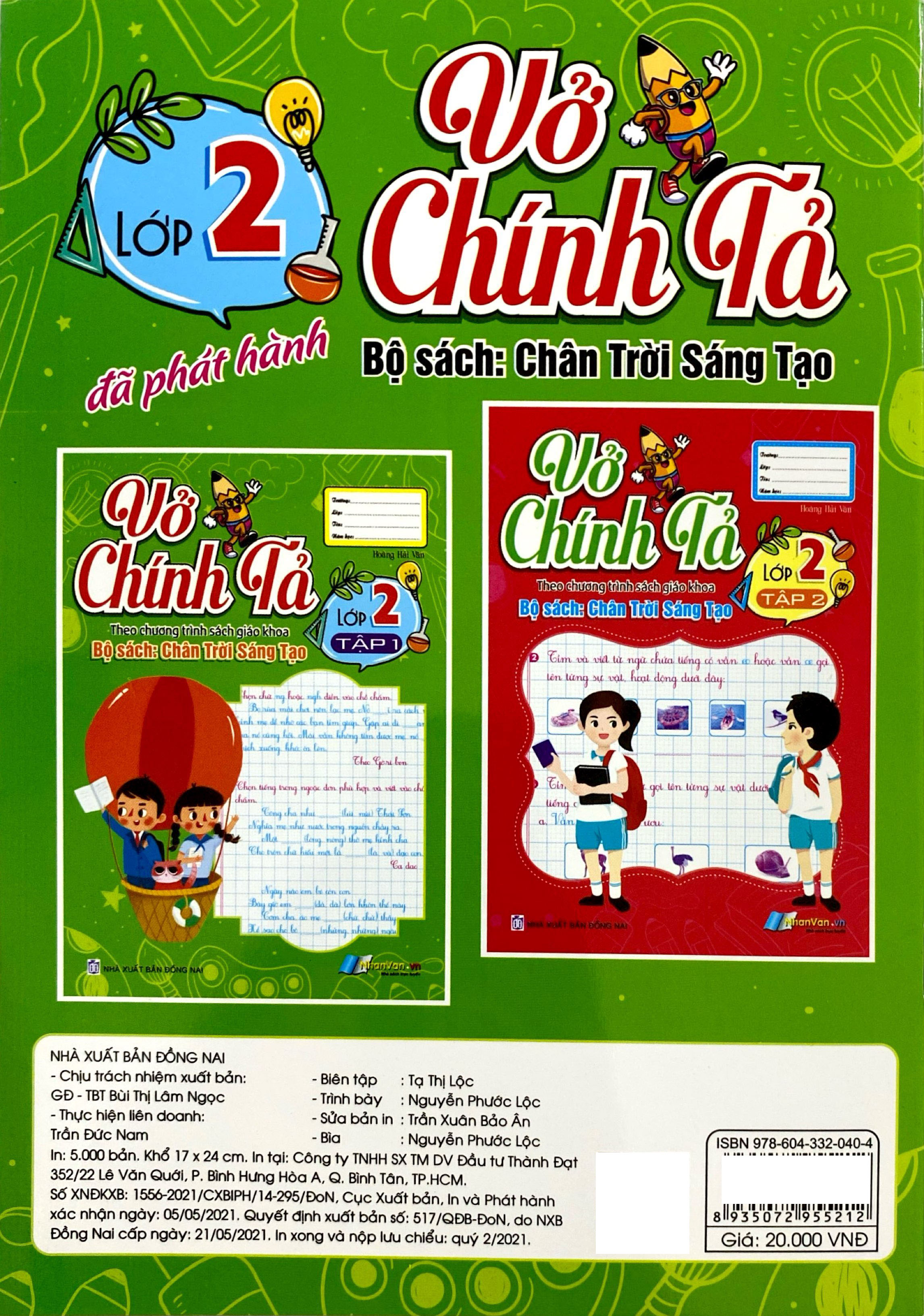 Bo
						
										
										Vo Chinh Ta Lop 2 - Tap 1 (Theo Sach Giao Khoa Chan Troi Sang Tao)