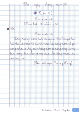 bộ vở chính tả - lớp 2 - tập 2 (biên soạn theo chương trình giáo dục phổ thông mới)