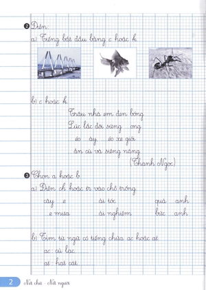 bộ vở chính tả - lớp 2 - tập 2 (biên soạn theo chương trình giáo dục phổ thông mới)