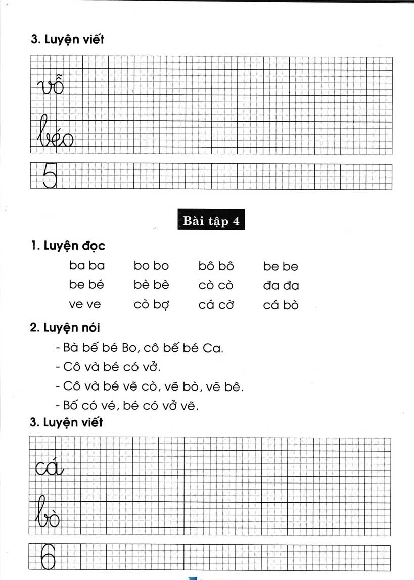bộ vở luyện tập tiếng việt 1 - tập 1