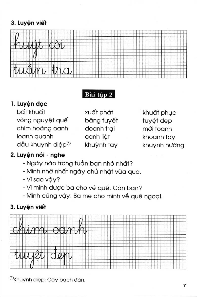 bộ vở luyện tập tiếng việt 1 - tập 2