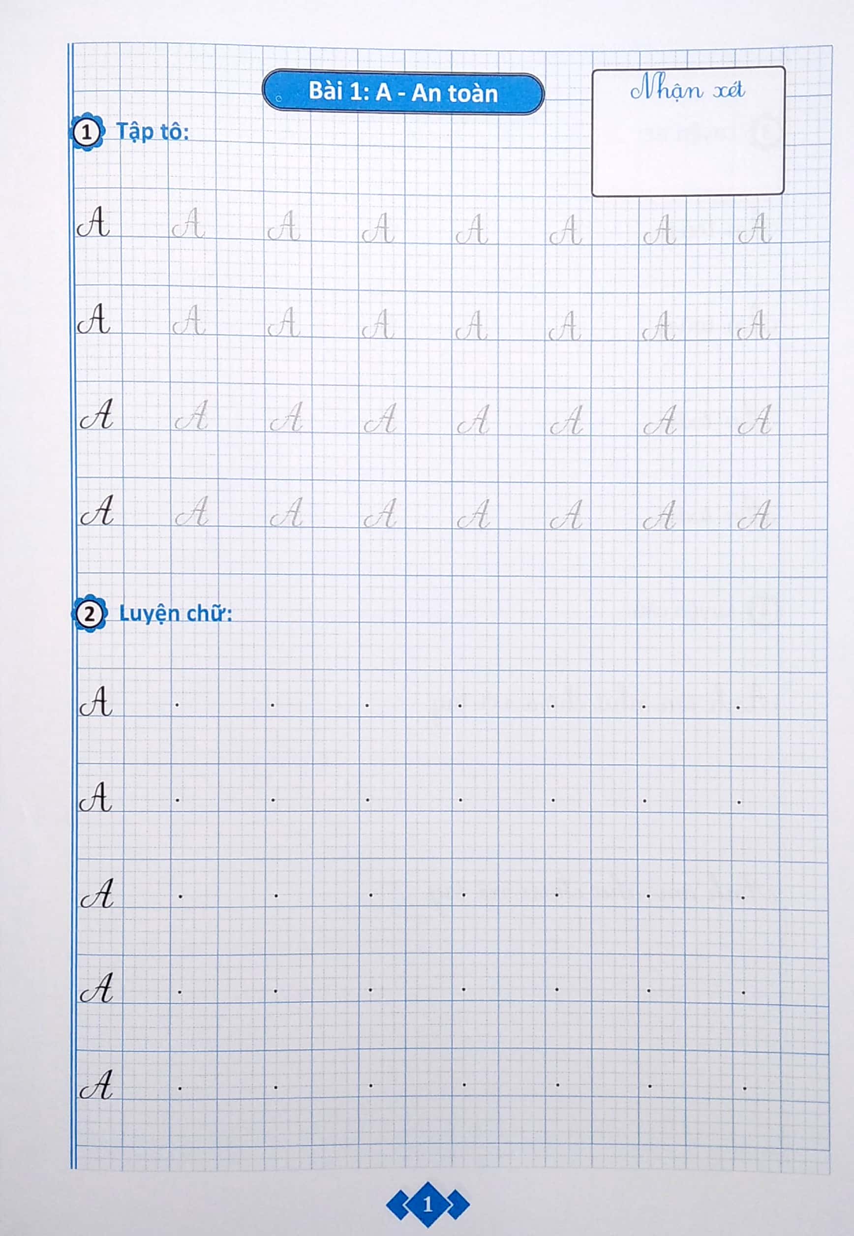 bộ vở luyện viết chữ đẹp lớp 2 - tập 1 (biên soạn theo chương trình sách giáo khoa mới)