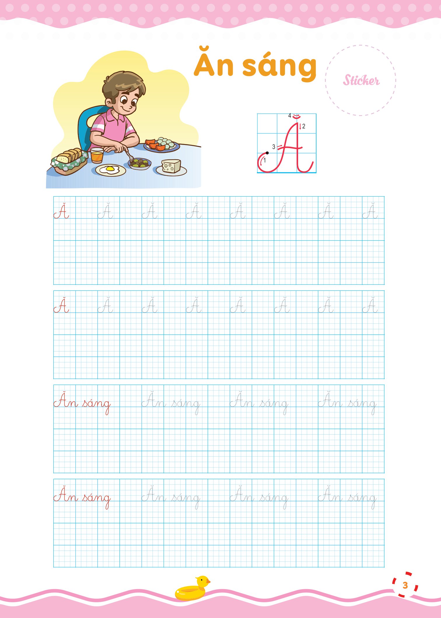 bộ vở luyện viết - hạ cỡ chữ - chữ 1 ô li nhỏ - quyển 1: chữ hoa