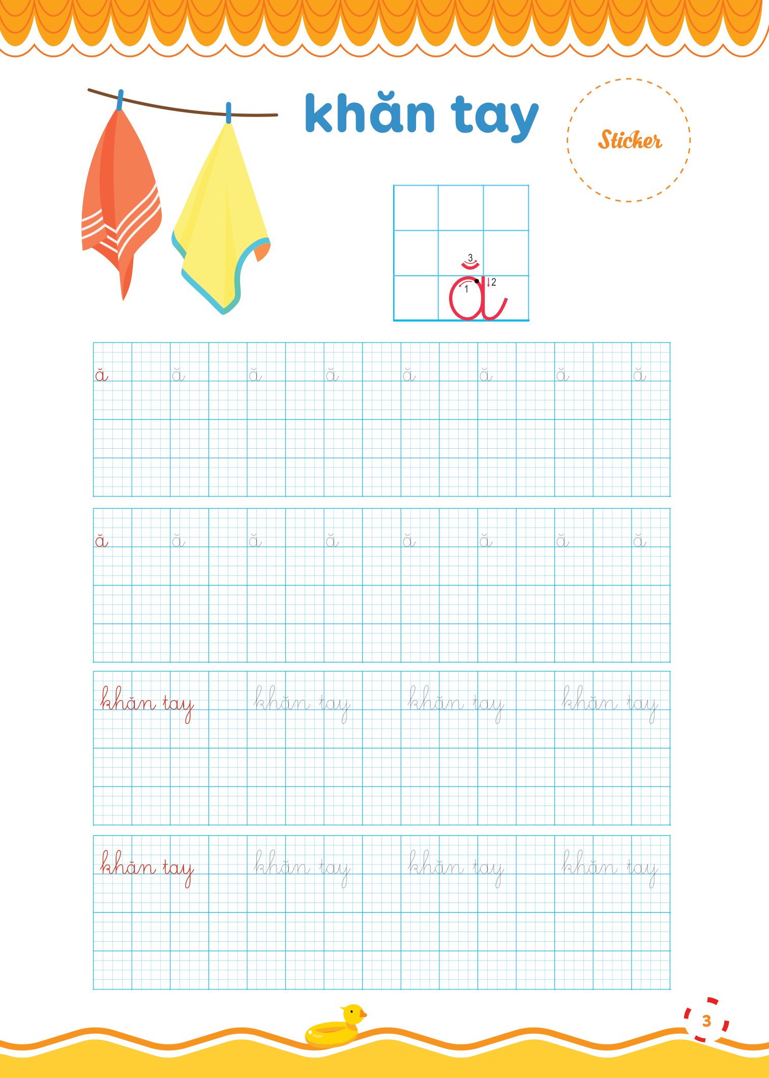 bộ vở luyện viết - hạ cỡ chữ - chữ 1 ô li nhỏ - quyển 2: chữ thường