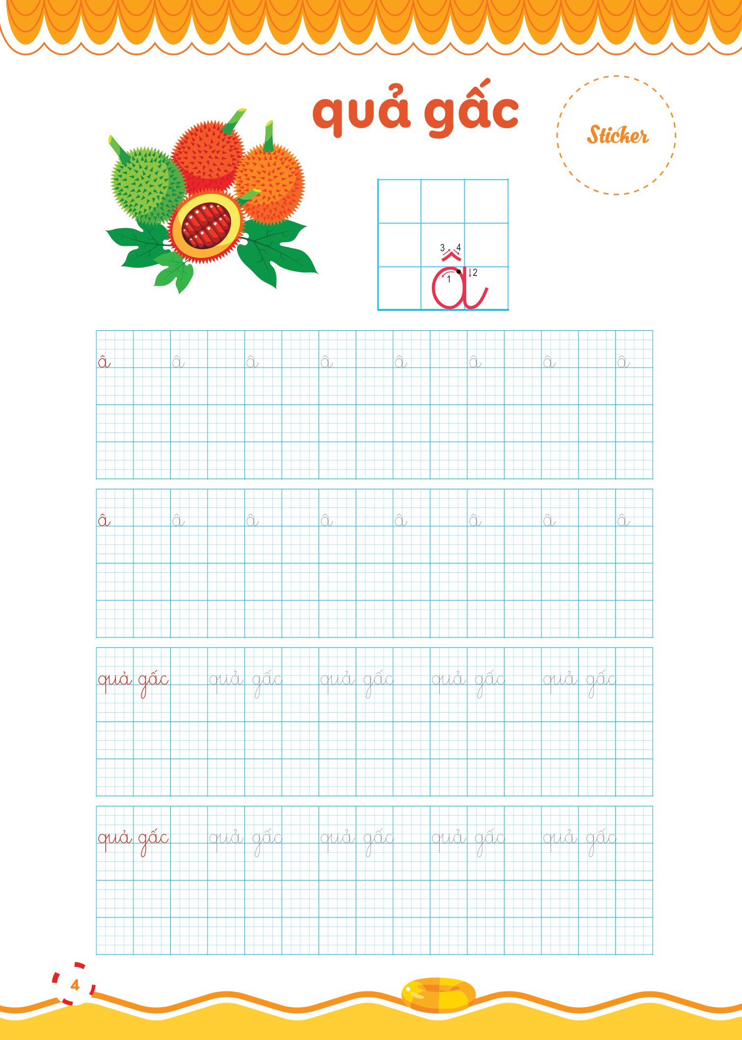 bộ vở luyện viết - hạ cỡ chữ - chữ 1 ô li nhỏ - quyển 2: chữ thường