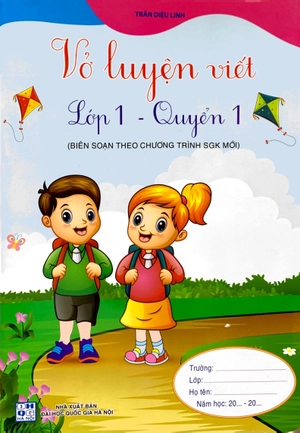 bộ vở luyện viết lớp 1 - quyển 1 (cánh diều)
