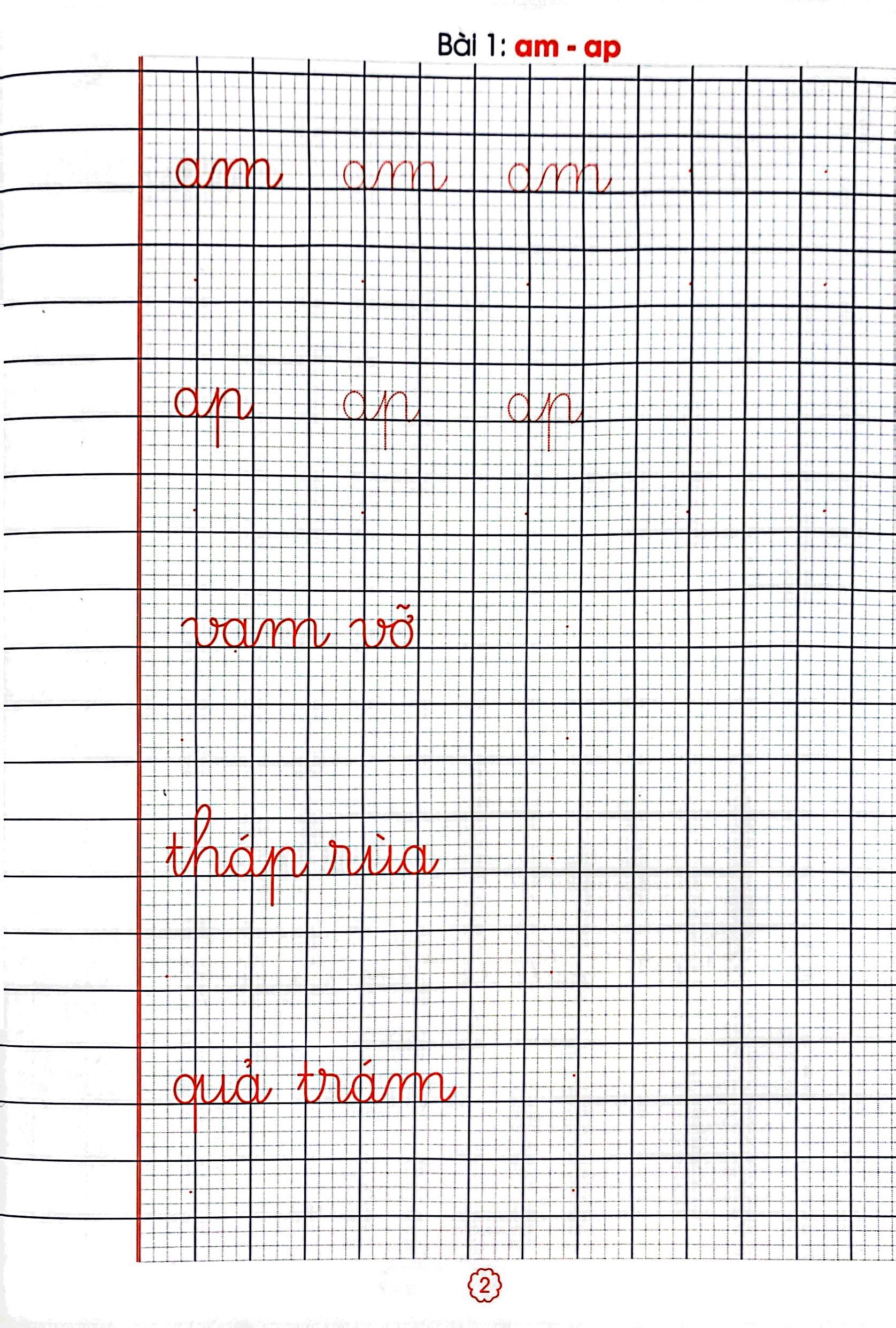 bộ vở luyện viết lớp 1 - quyển 2 (cánh diều)