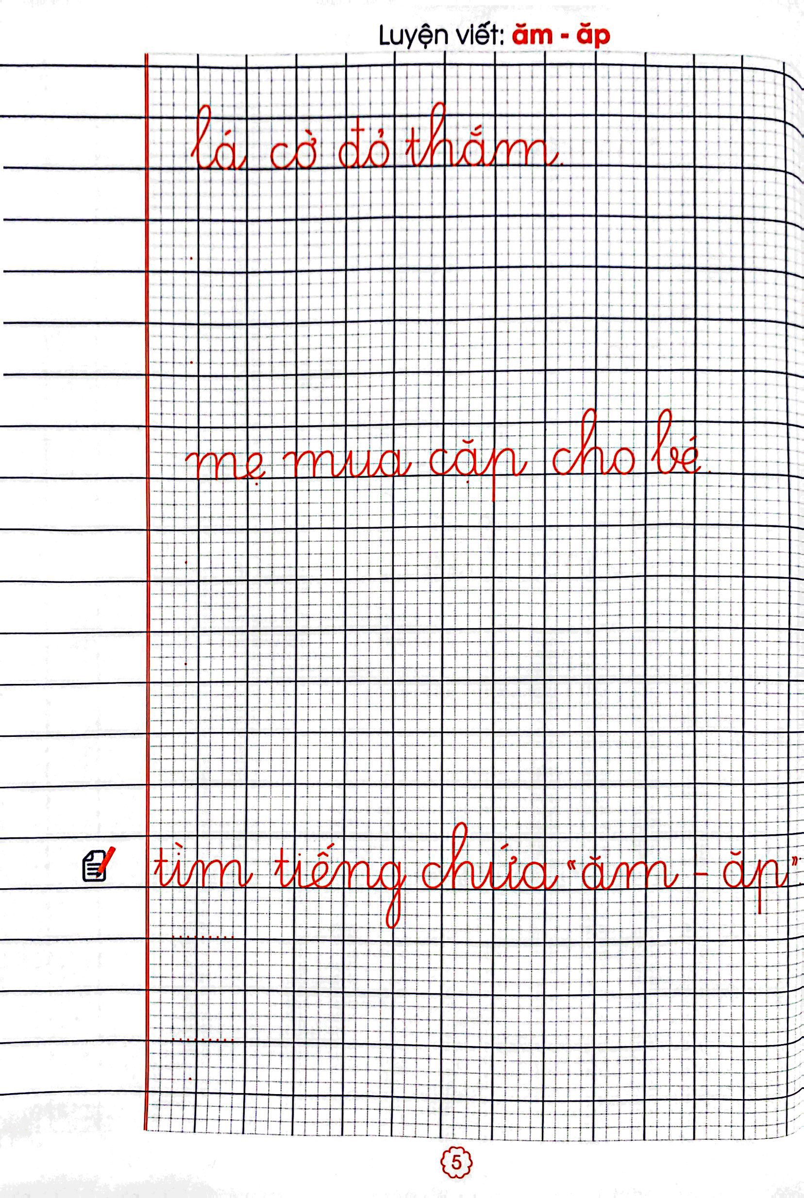 bộ vở luyện viết lớp 1 - quyển 2 (cánh diều)