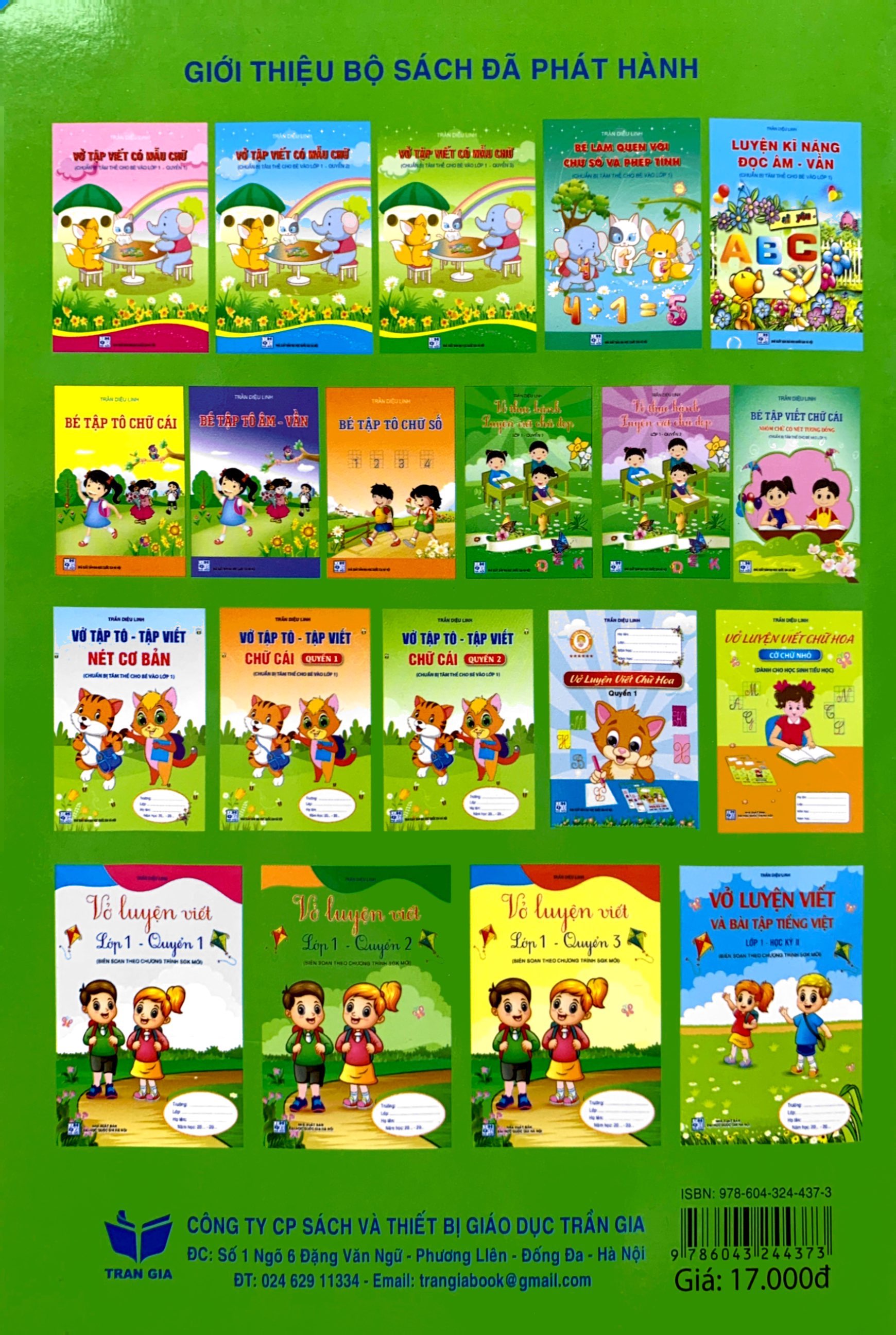 bộ vở luyện viết lớp 1 - quyển 2 (cánh diều)