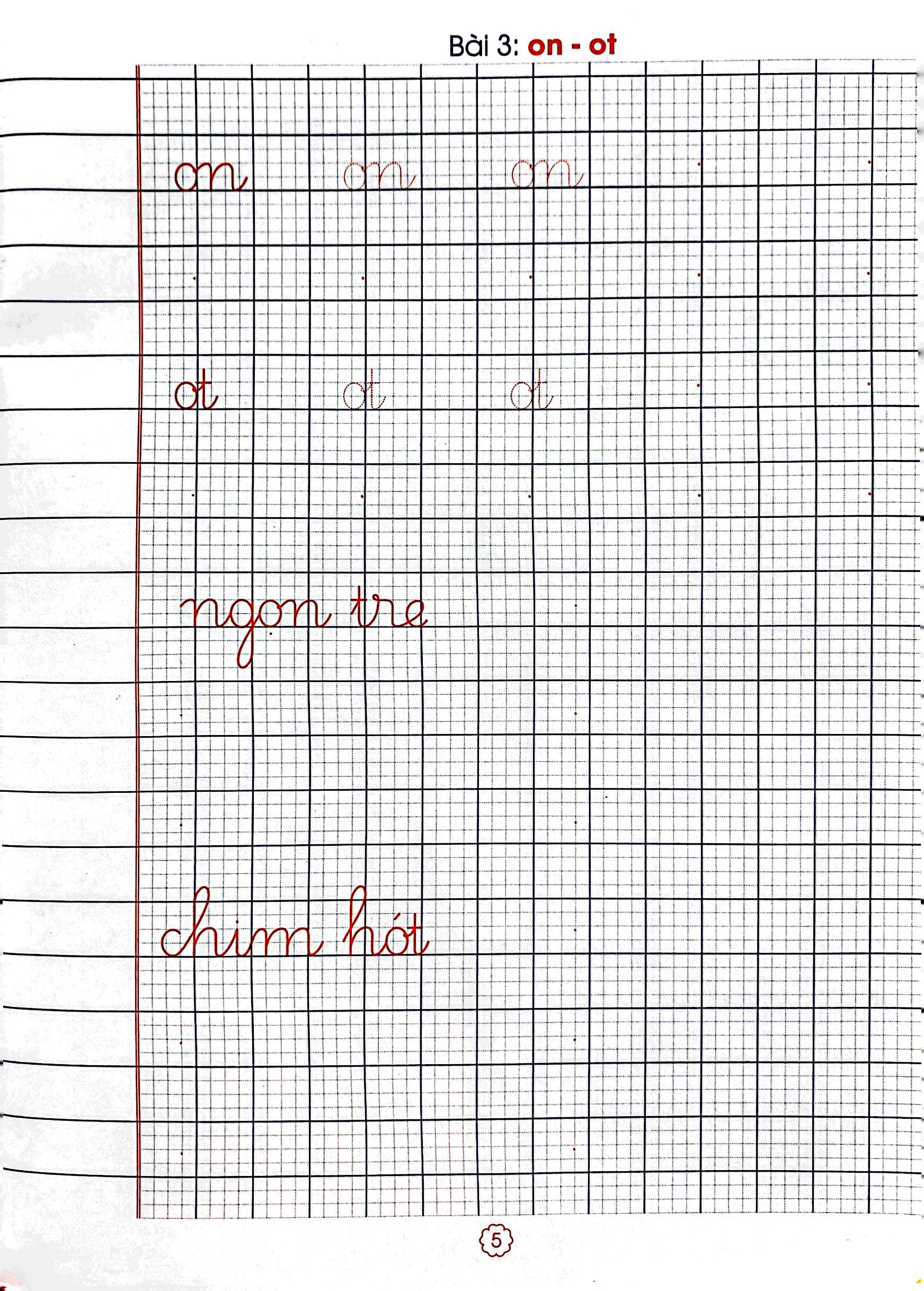 bộ vở luyện viết lớp 1 - quyển 3 (cánh diều)