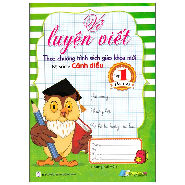 bộ vở luyện viết lớp 1 - tập 2 (bộ sách cánh diều)