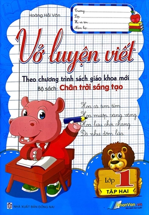 bộ vở luyện viết lớp 1 - tập 2 (bộ sách: chân trời sáng tạo)
