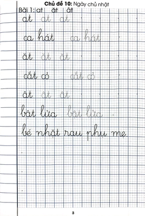 bộ vở luyện viết lớp 1 - tập 2 (bộ sách: chân trời sáng tạo)