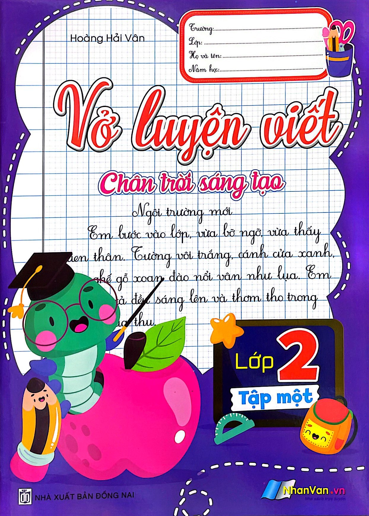 bộ vở luyện viết lớp 2 - tập 1 (chân trời sáng tạo)