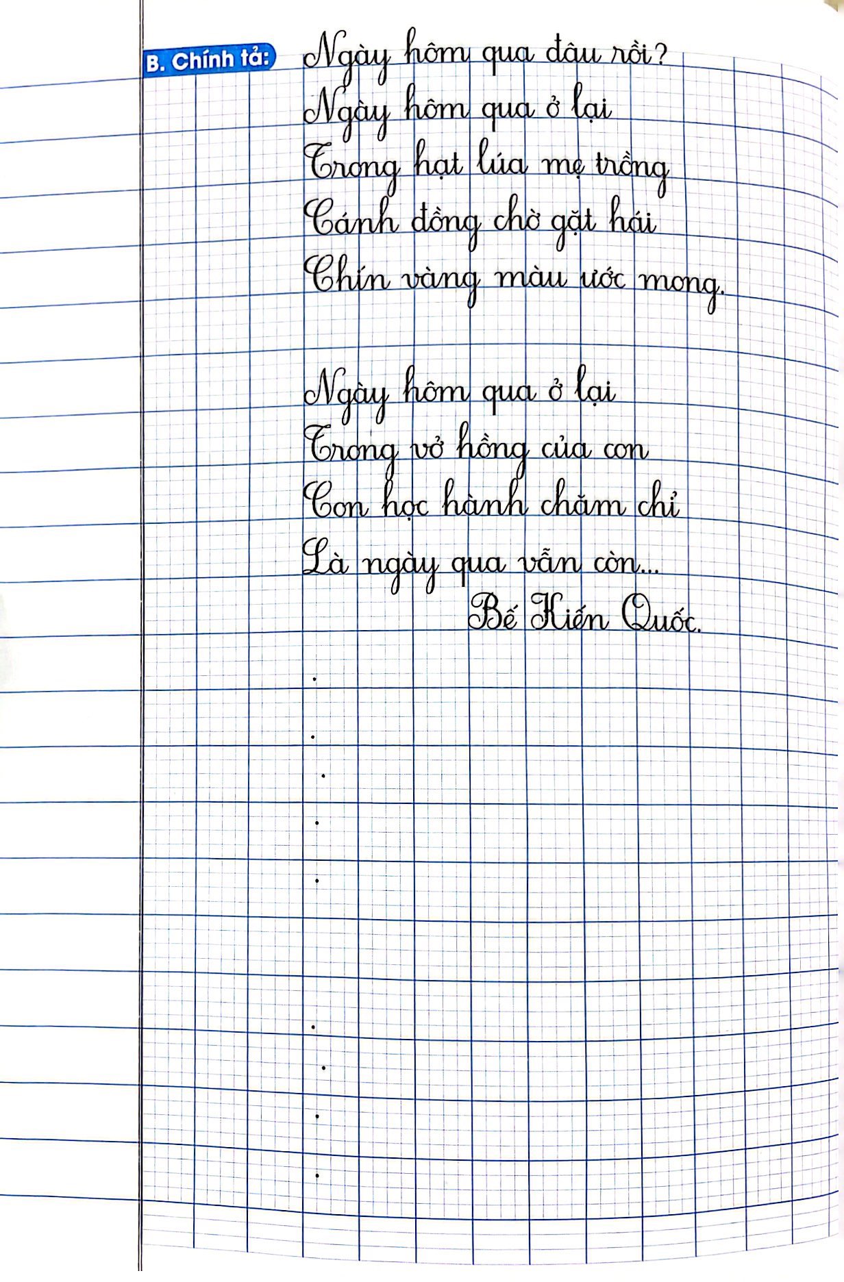 bộ vở luyện viết lớp 2 - tập 1 (chân trời sáng tạo)