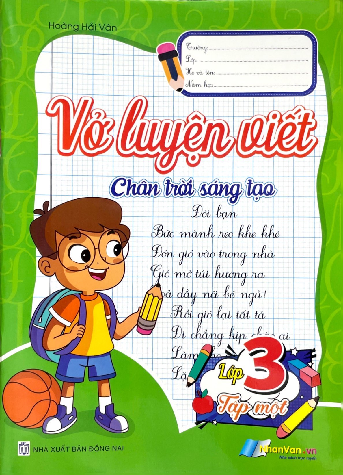 bộ vở luyện viết lớp 3 - tập 1 (chân trời sáng tạo)