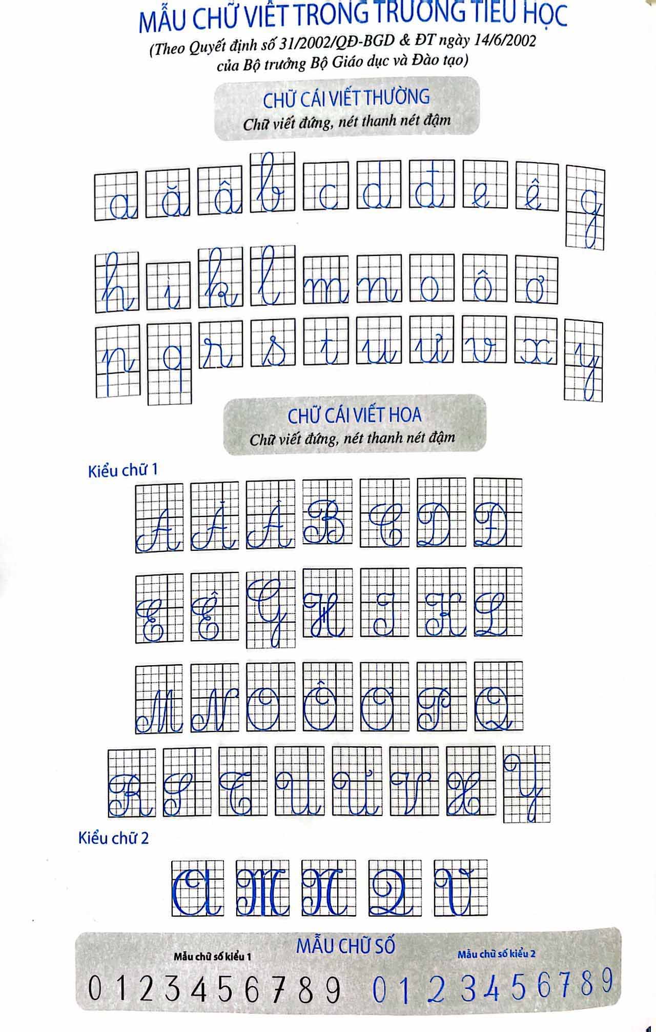 bộ vở luyện viết lớp 3 - tập 1 (chân trời sáng tạo)