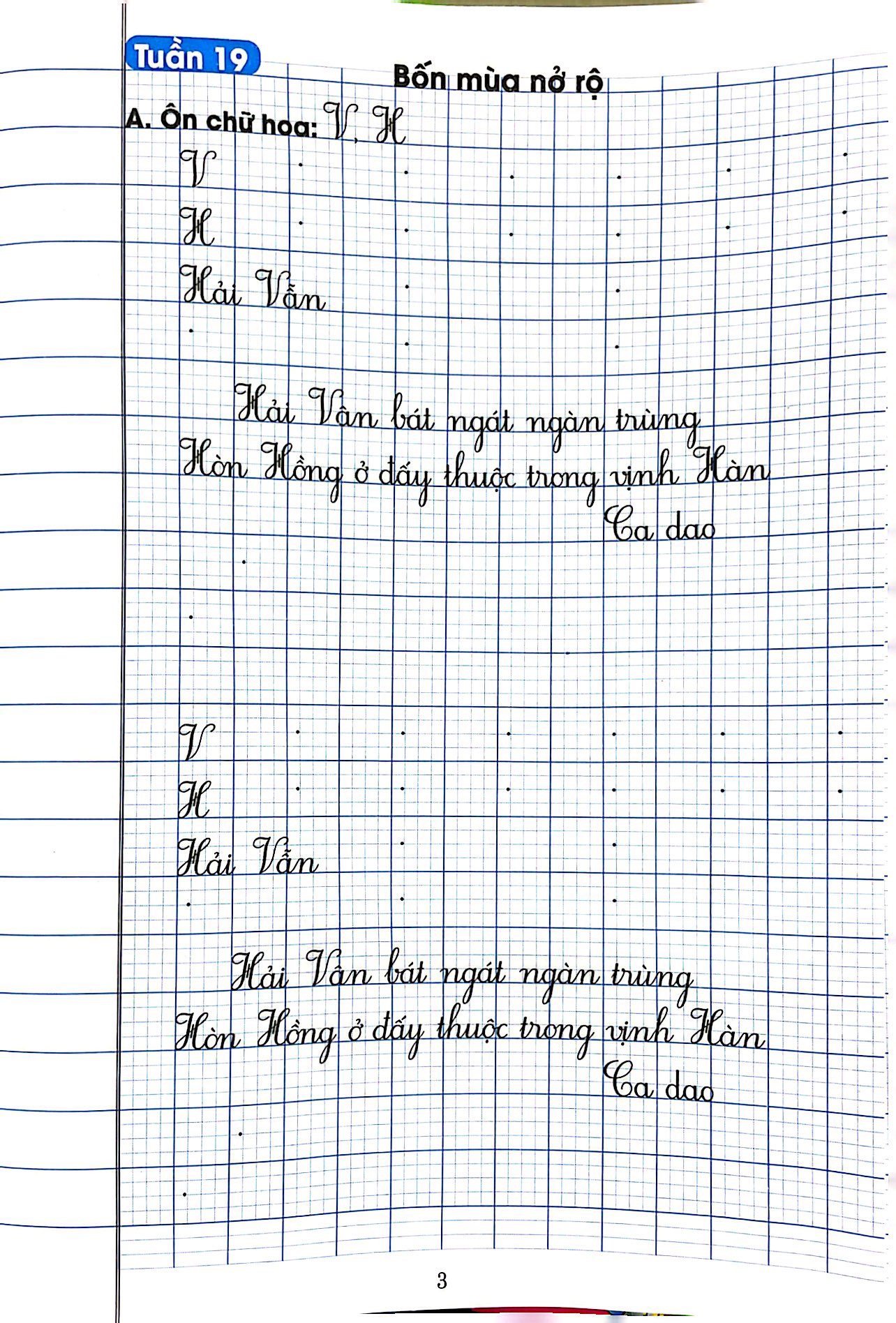 bộ vở luyện viết lớp 3 - tập 2 (chân trời sáng tạo)