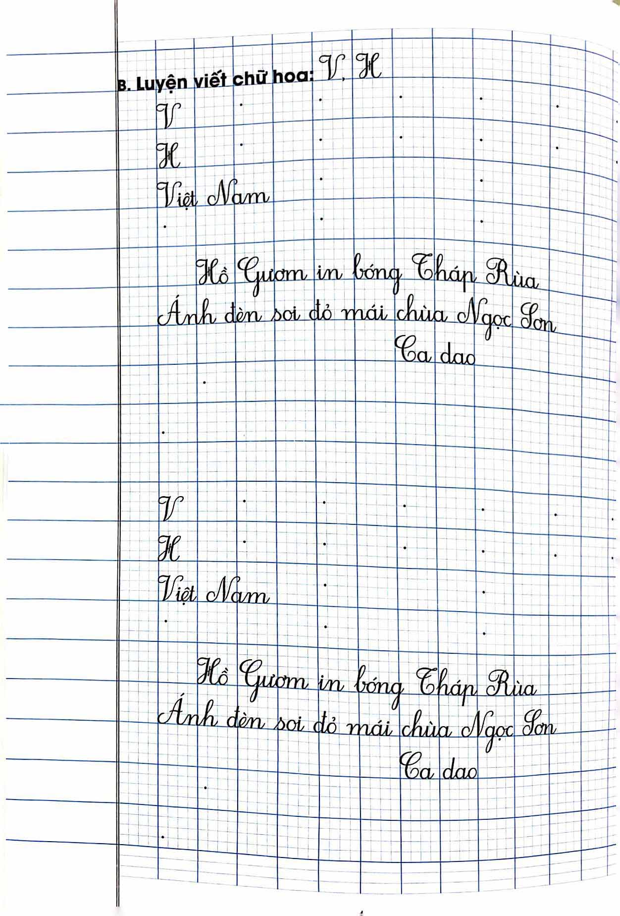 bộ vở luyện viết lớp 3 - tập 2 (chân trời sáng tạo)