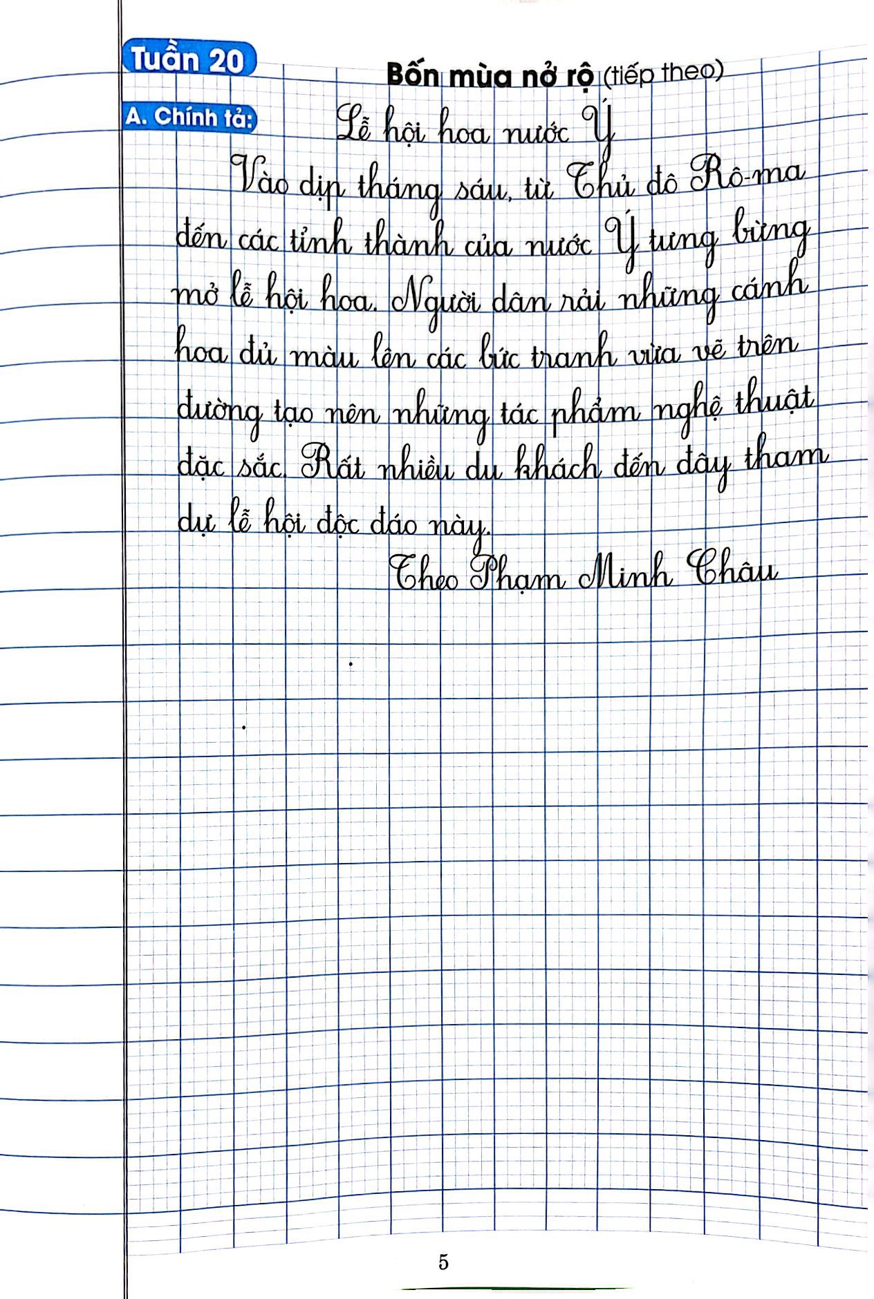 bộ vở luyện viết lớp 3 - tập 2 (chân trời sáng tạo)