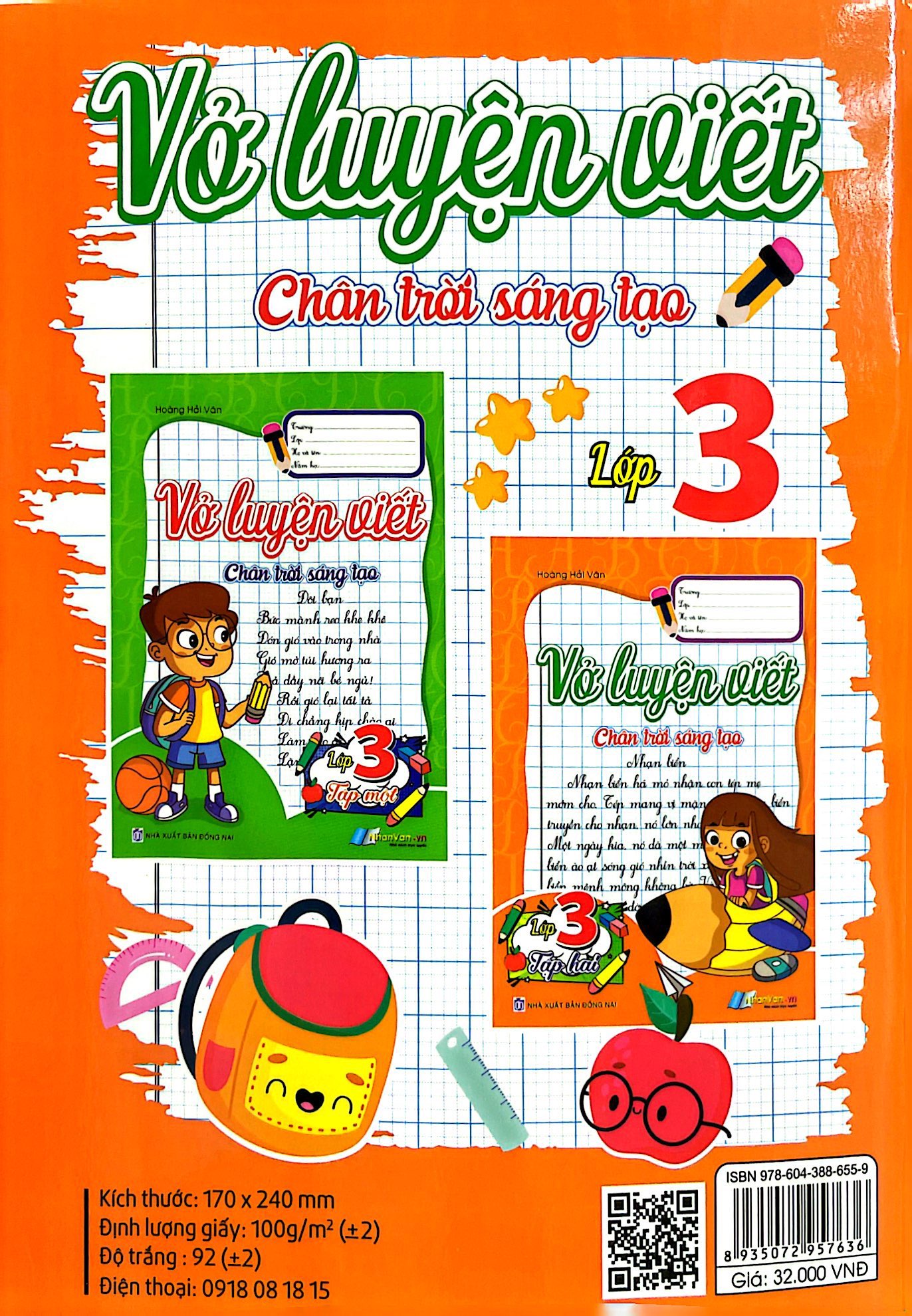 bộ vở luyện viết lớp 3 - tập 2 (chân trời sáng tạo)