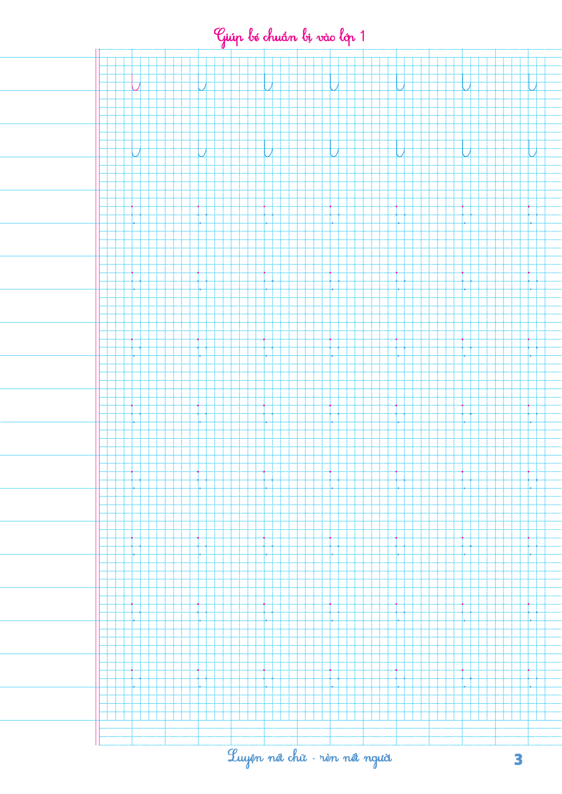 bộ vở luyện viết tập 1 (dành cho bé từ 5 - 6 tuổi)