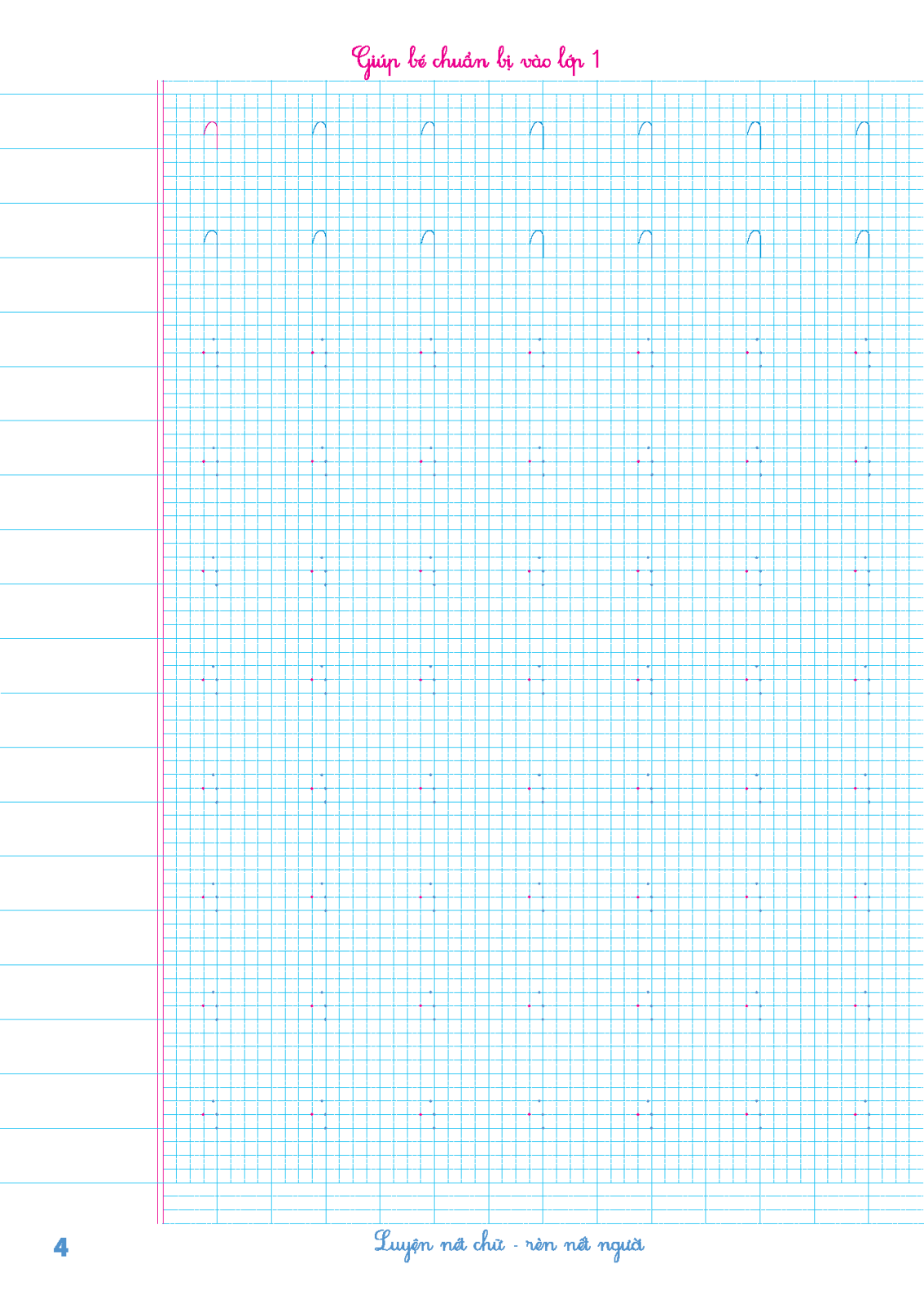 bộ vở luyện viết tập 1 (dành cho bé từ 5 - 6 tuổi)