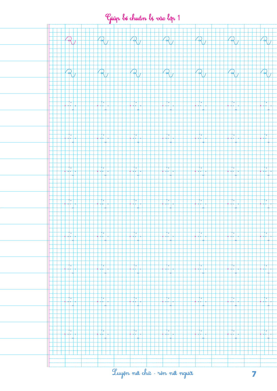 bộ vở luyện viết tập 1 (dành cho bé từ 5 - 6 tuổi)