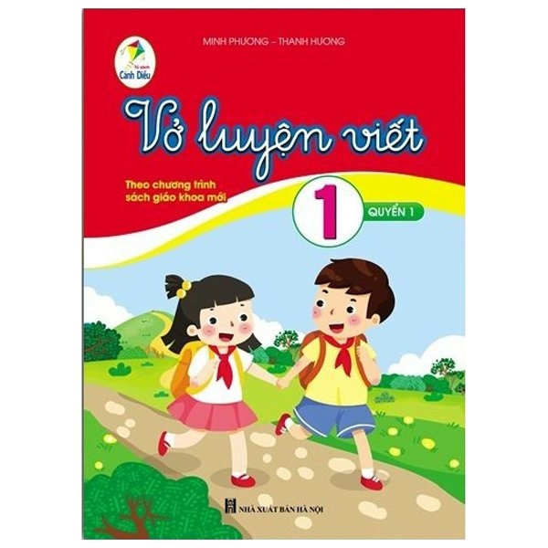 bộ vở luyện viết theo chương trình sách giáo khoa mới lớp 1 - quyển 1 (cánh diều) (tái bản 2023)