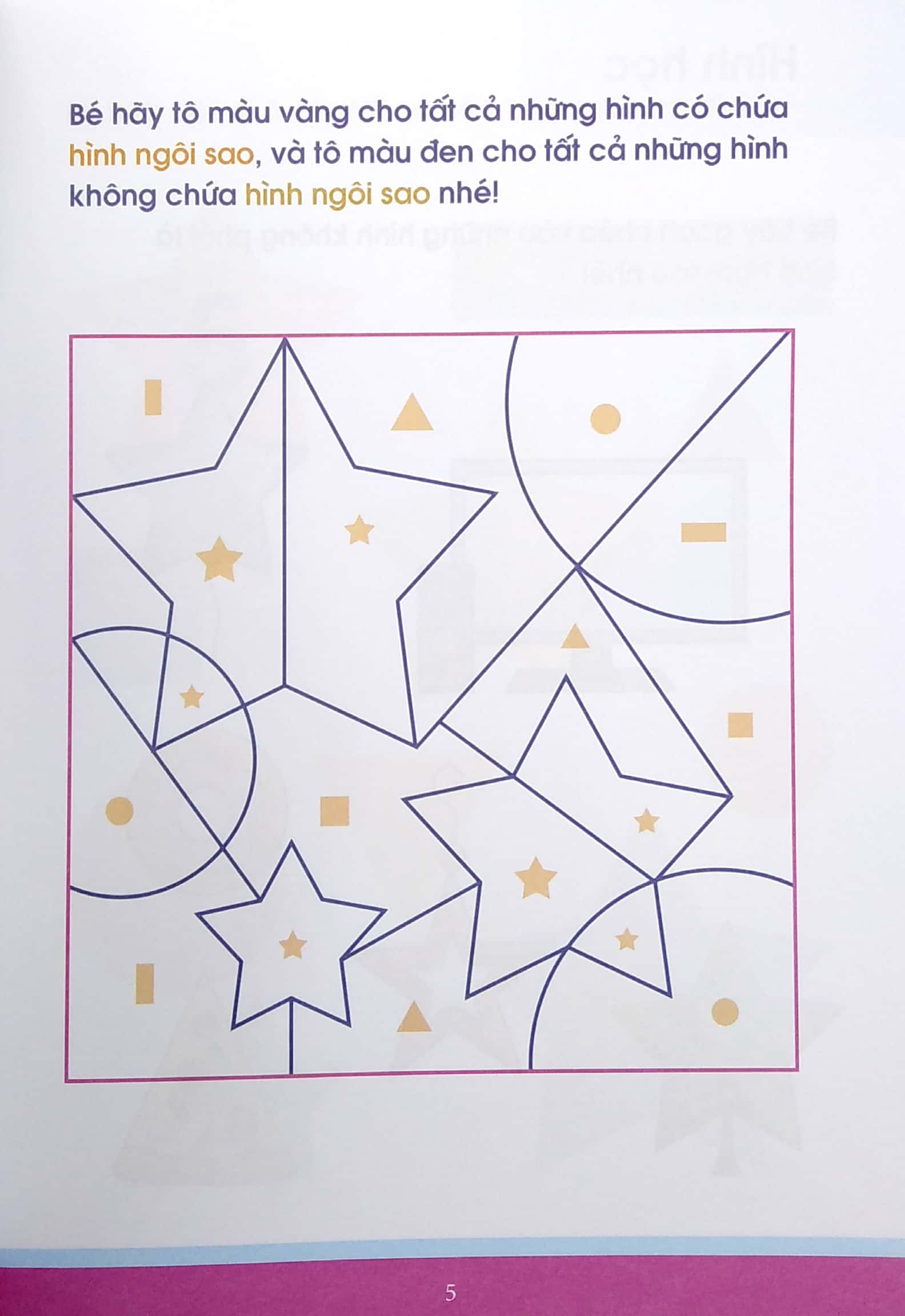 bộ vở nhận biết và tập viết 123 qua các trò chơi trí tuệ - tập 5 (từ 4-6 tuổi) (tái bản)