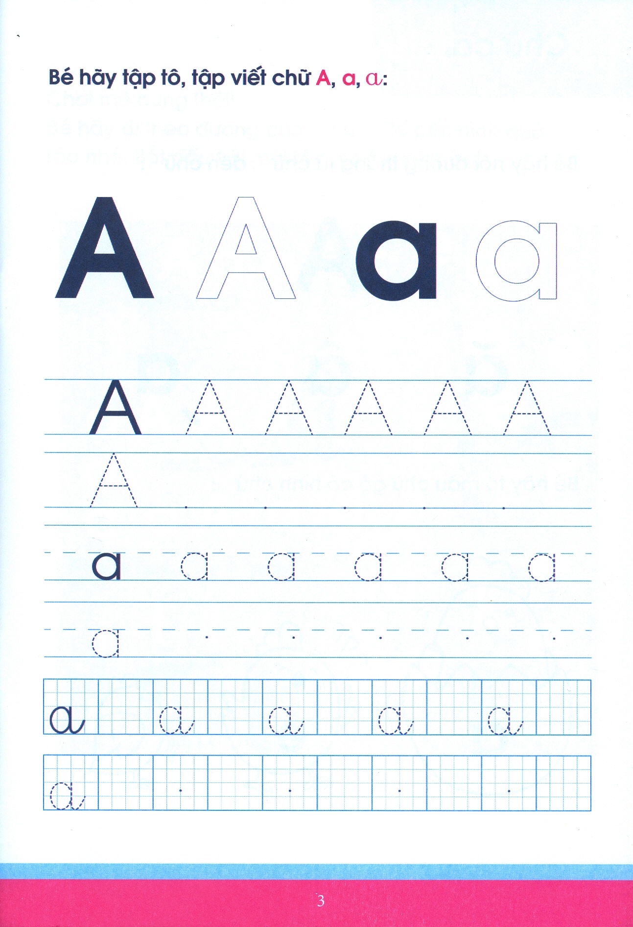 bộ vở nhận biết và tập viết abc qua các trò chơi trí tuệ - tập 1