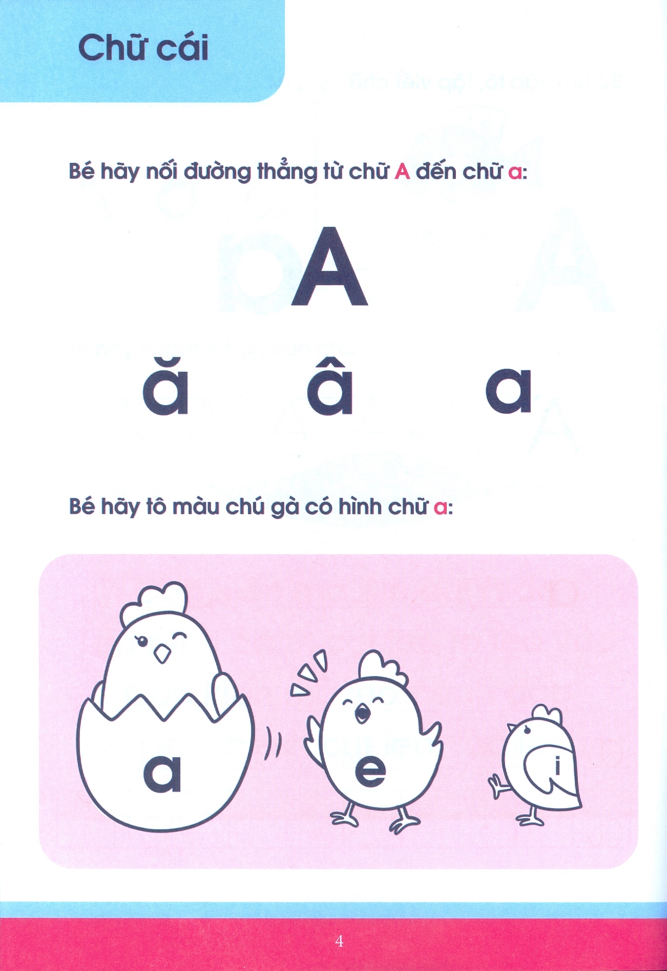 bộ vở nhận biết và tập viết abc qua các trò chơi trí tuệ - tập 1